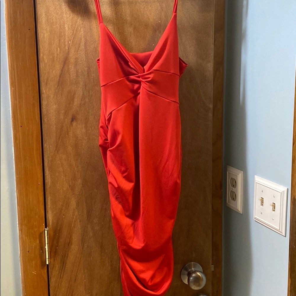 never been worn red dress